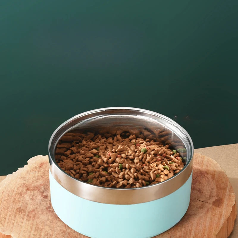 The Pool Club Bowl - Stainless Steel Double Wall Pet Bowl